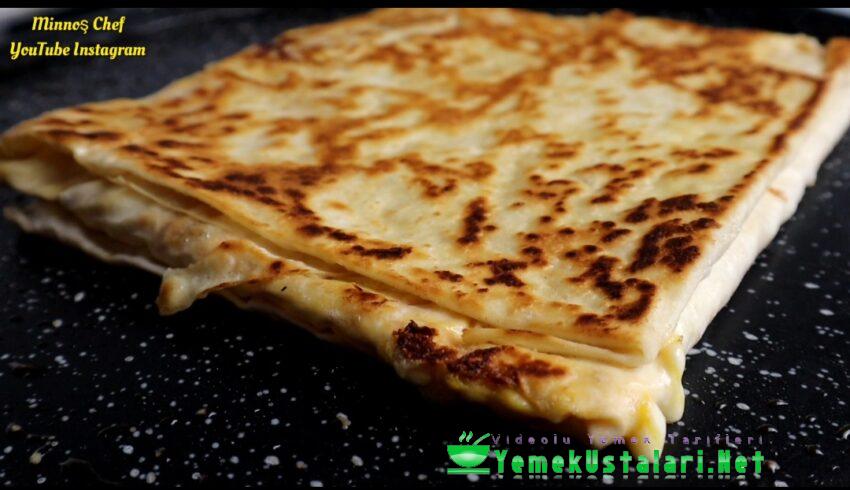 Yumurtalı Kaşarlı Gözleme Tarifi