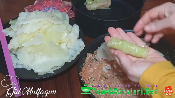 Lahana Sarması İç Malzemesi Çok Farklı Görmelisin👌 CABBAGE ROLLS-Step by Step