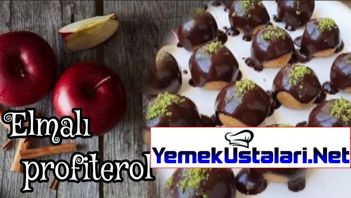 Çok Pratik! İnanılmaz Lezzetli Bu Elmalı Toplara Bayılacaksınız Elmalı Profiterol Hafif Tatlı Tarifi