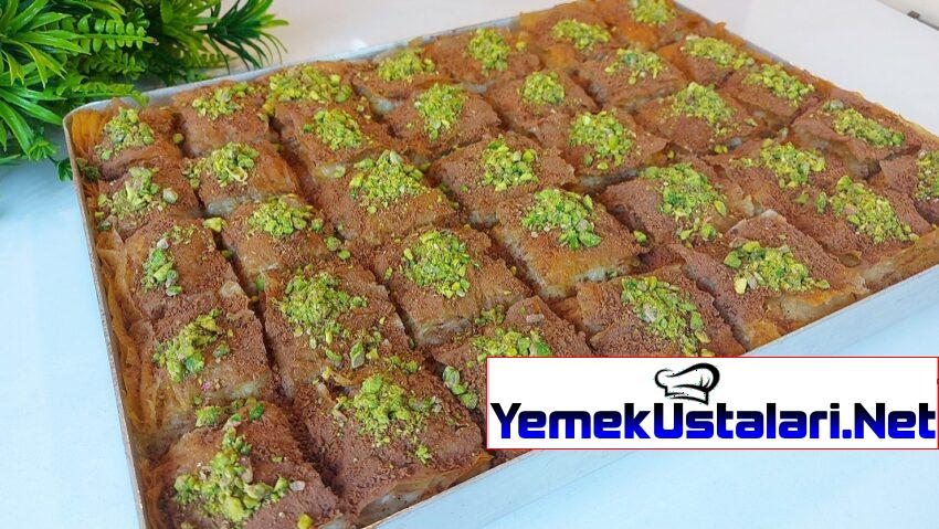 Tam Kıvamında ❗Dilim Dilim Yediren Sütlü Çikolatalı Soğuk Baklava Tarifi 😋 Hem Pratik Hem Leziz 💯