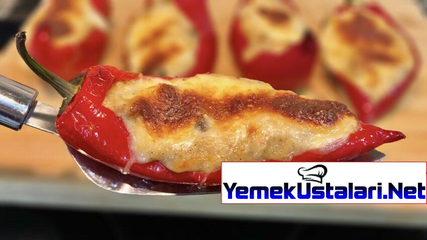 Kapya Biber Varsa Mutlaka Dene ❗️ Mantarlı Tavuklu Kapya Graten Tarifi 🌶️