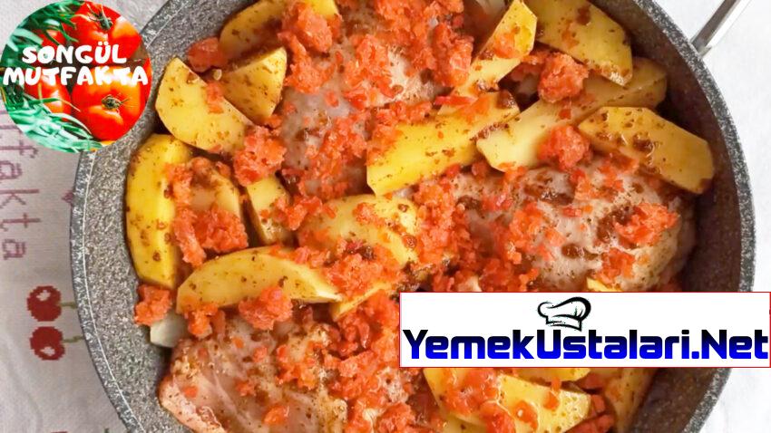 Tavada Tavuk Yemeği – Fırınsız Tavuk Patates 👍 Pratik Tarif