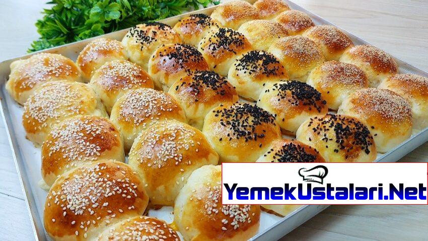 İster Çayın Yanına İster Kahvaltıya Bereketli Pamuk Poğaça 😋 Puf Puf Kabaran Yumuşacık Poğaça 💯✅️