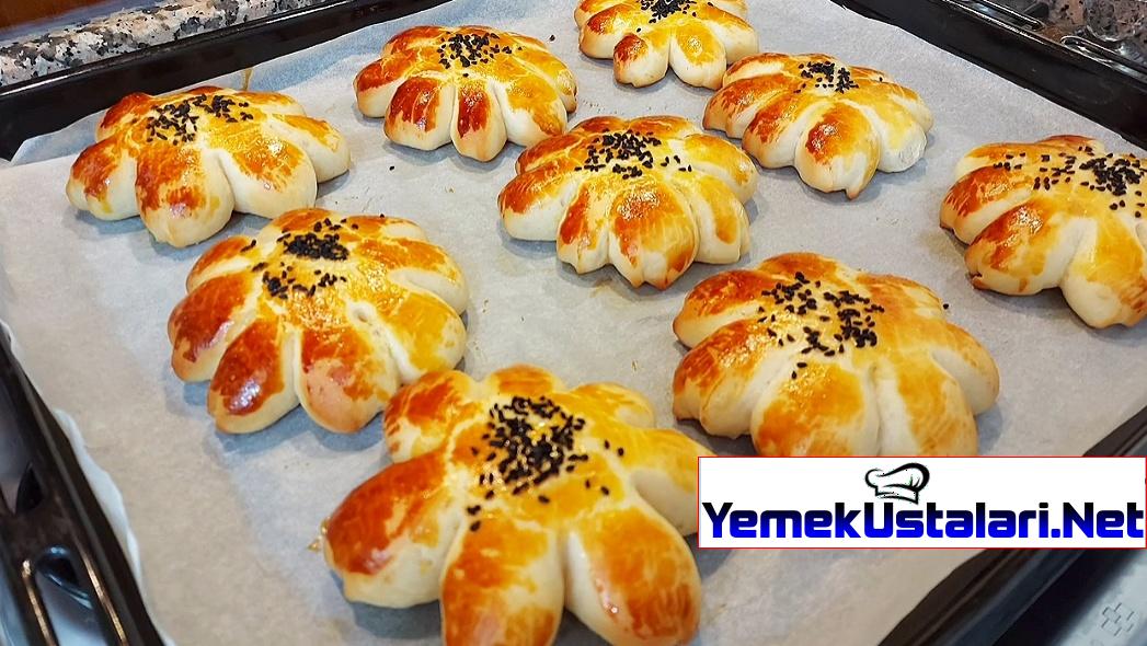 Puf Puf Yumuşacık Papatya Poğaça Tarifi 💯 Pamuk Gibi Yumuşak, Yapımı Çok Kolay Poğaça 😋