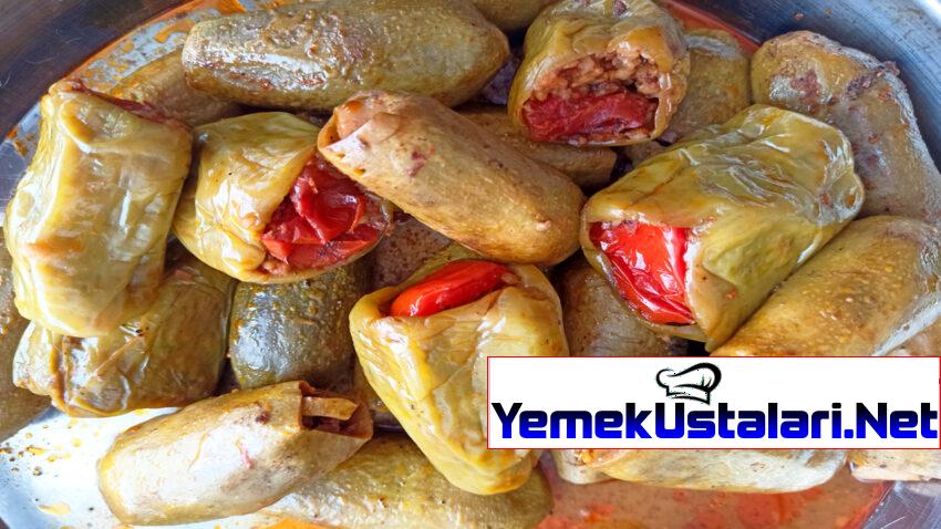 GAZİANTEP USULÜ FİRİKLİ KABAK DOLMASI – Gazi Antep Usulü Dolma