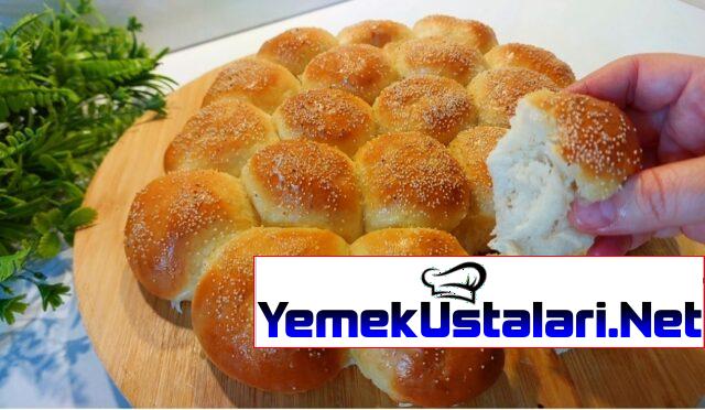 Bu Tarife Bayılacaksınız ❗😋 Sütlü Tereyağlı Nefis Baloncuk Ekmek Yapımı 💯Kahvaltılık Yumuşacık #pide