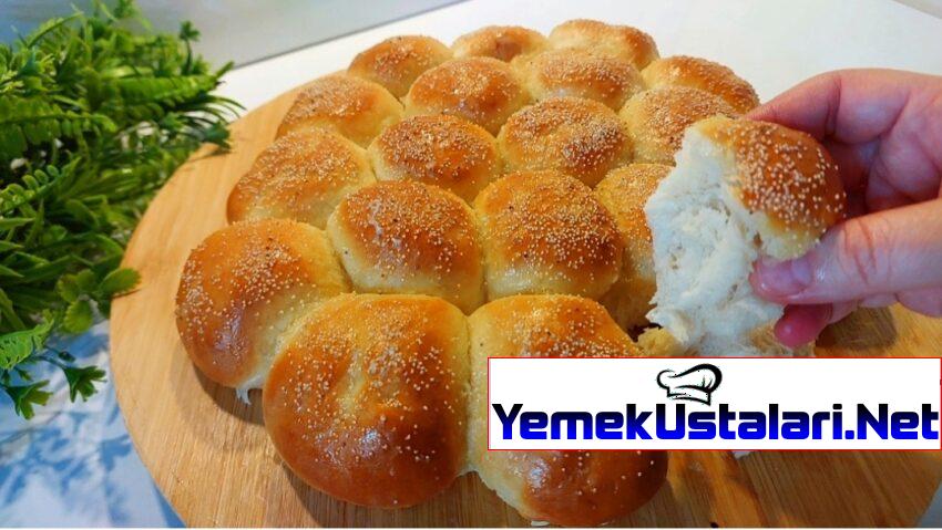 Bu Tarife Bayılacaksınız ❗😋 Sütlü Tereyağlı Nefis Baloncuk Ekmek Yapımı 💯Kahvaltılık Yumuşacık #pide