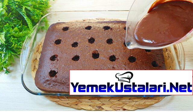 Çikolata Severler İçin Muazzam Lezzet❗Puding Dolgulu Çikolatalı Islak Kek 😋Hızlı ve Leziz Kek