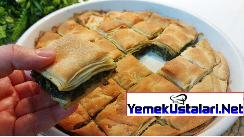 Daha Kolayı Yok❗Sadece 2 Beze İle Kat Kat El Açması Ispanaklı Börek 😋Hızlı Pratik ve Lezzetli Börek