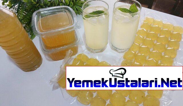 1 Yemek Kaşığı Limon Konsantresinden 1 Bardak Limonta Yapın , Yazın bol bol tüketin