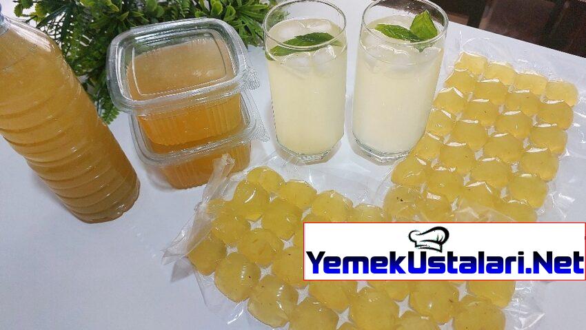 1 Yemek Kaşığı Limon Konsantresinden 1 Bardak Limonta Yapın , Yazın bol bol tüketin